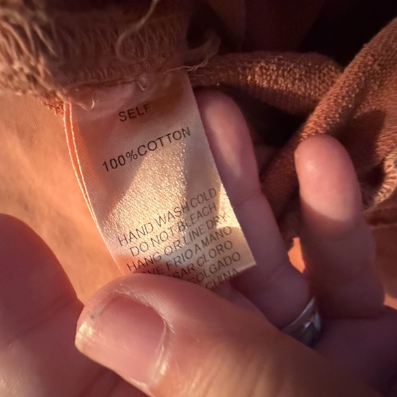 Easel Wide Leg Pants in Rust - Picture 7 of 16